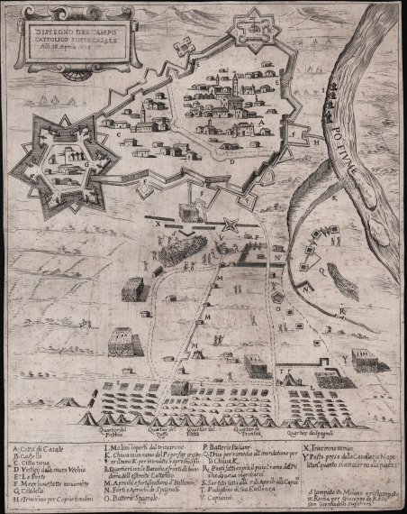 Dissegno del Campo Cattolico Sotto Casale