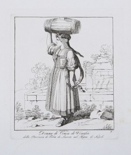 Donna di Conca di Venafri nella Provincia di Terra di …