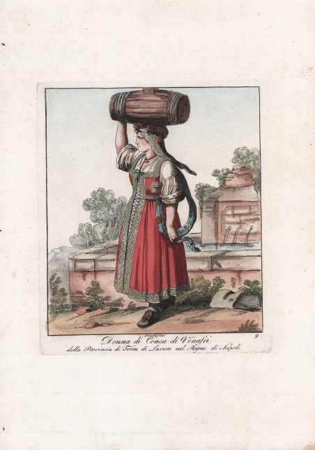 Donna di Conca di Venafri nella Provincia di Terra di …