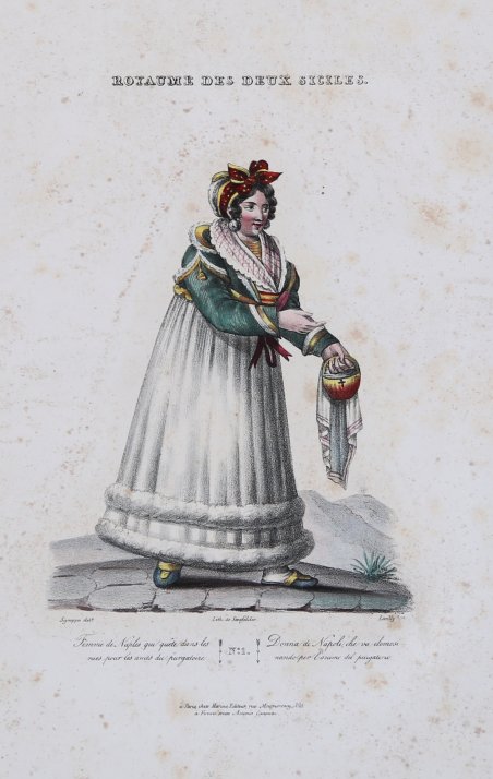 Donna di Napoli che va elemosinando per l'anime del purgatorio