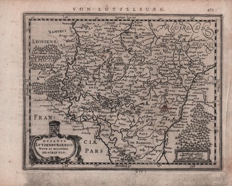 Ducatus Lutzenburgensis Nova et accurata Descriptio