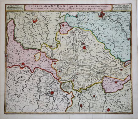 Ducatus Mantuani ceu Sedis Belli 1733/35 recentissima delineatio