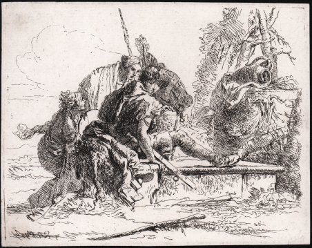 Due soldati e due donne