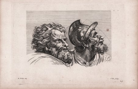 (Due teste di guerrieri)