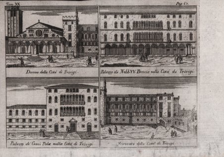 Duomo della Città di Trivigi / Palazzo d Nobb.VV. Brescia …