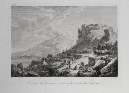 Environs de Taormina en arrivant de coté des Tombeaux