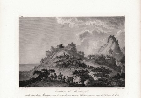 Environs de Taormina sur la cime d’une Montagne…