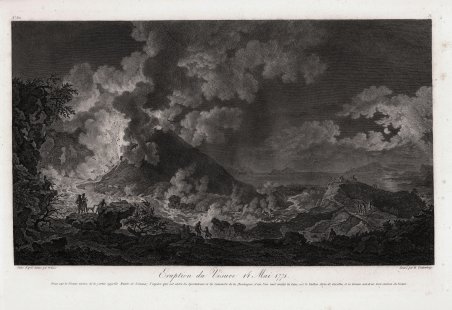 Eruption du Vesuve 14 mai 1771 prise sul Vesuve memede …