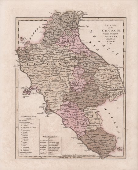 Estates of the Church, Grand Duchy of Tuscany, Republic of …