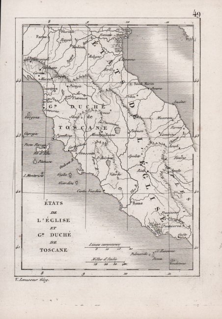 États de l'Église et G.d Duché de Toscane