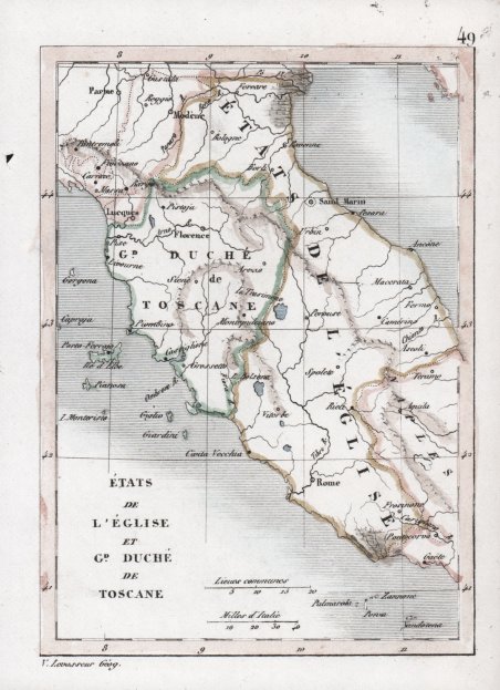États de l'Église et G.d Duché de Toscane