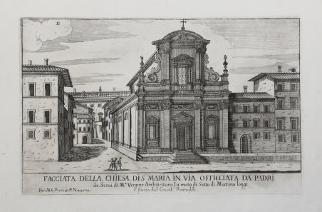 Facciata della Chiesa di S. Maria in via officiata da …