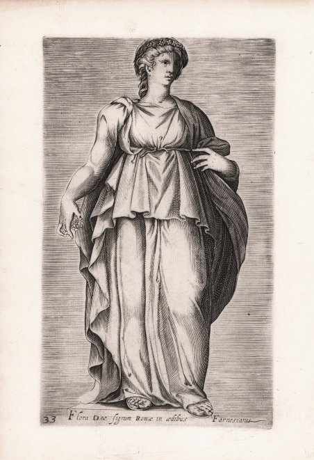 Flora Deae signum Romae in aedibus Farnesianis