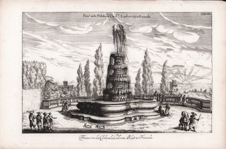 Fons ante Palatium Card.lis Ludovisy in Frescada