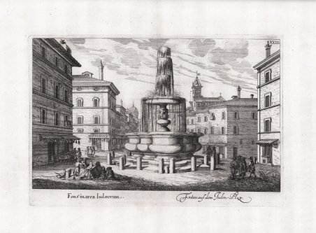 Fons in area Iudaeorum / Fontan auf dem Iuden-Plaz