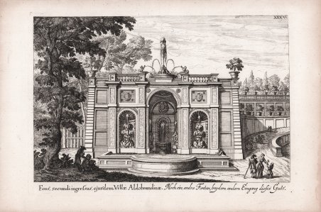 Fons, secundi ingressus, ejusdem Villae Aldobrandinae