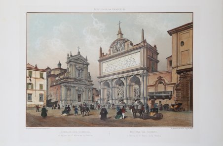 Fontaine des Thermes, et Eglise de S.te Marie de la …