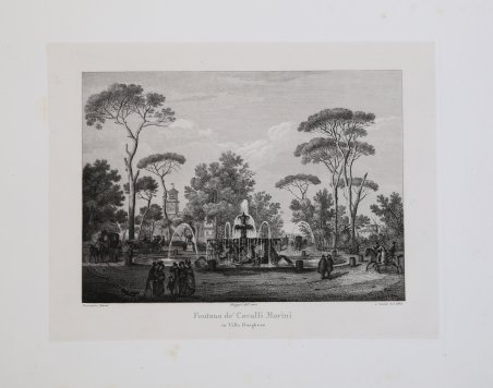 Fontana de' Cavalli Marini in Villa Borghese