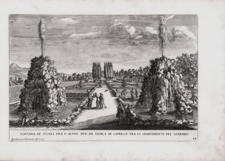 Fontana de Scogli tra l'Altre due de Cigni, e de …