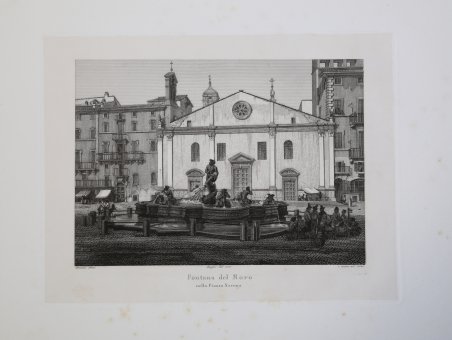 Fontana del Moro nella Piazza Navona