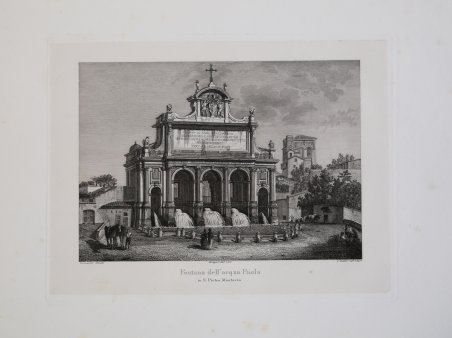 Fontana dell' acqua Paola in S. Pietro Montorio