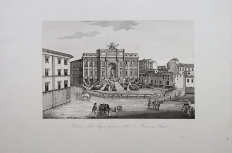 Fontana dell'Acqua vergine detta di Trevi in Roma