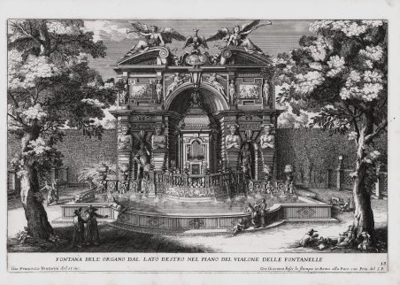 Fontana dell'Organo dal Lato destro nel piano del vialone delle …