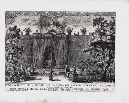 Fontana detta della Pioggia nel Giardino del Palazzo Pontificio sul …