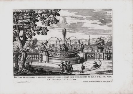 Fontana di Belvedere di Frascati, fabricata sopra il piano dell'antecedente, …