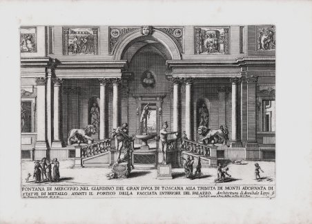 Fontana di Mercurio nel Giardino del Gran Duca di Toscana …