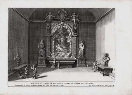 Fontana di Venere in una delle cammere ultime del Palazzo