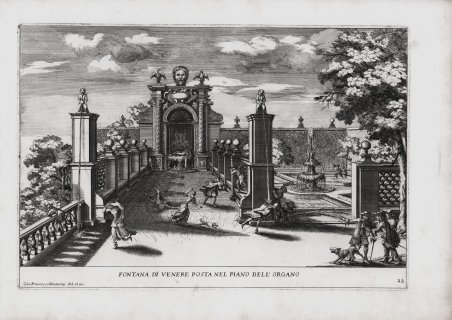 Fontana di Venere posta nel piano dell'Organo