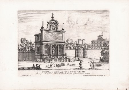 Fontana e Castello sul Monte Viminale