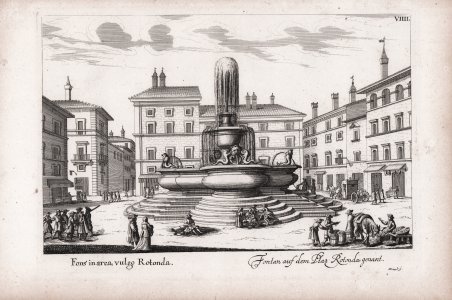 Fontana in piazza della Rotonda