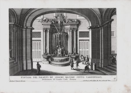 Fontana nel Palazzo dè Signori Massimi sotto Campidoglio