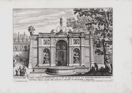 Fontana nel secondo ingresso dupplicata da i lati di qua, …