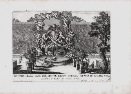 Fontana nella Casa del Signor Paolo Strada situata in Strada …