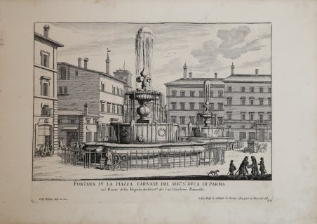Fontana su la Piazza Farnese del Ser.mo S.r Duca di …