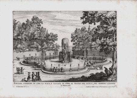 Fontana Superiore, in cima la scala, e Cascata di sopra …