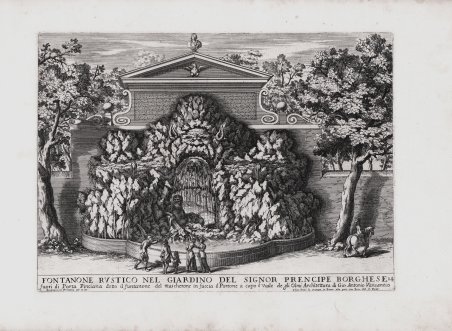 Fontanone Rustico nel Giardino del Signor Prencipe Borghese