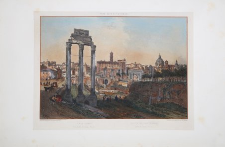 Forum Romain Vue prise du Campo Vaccino / Veduta del …