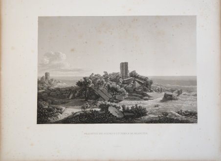 Fragments des ruines d’un Temple à Selinunte