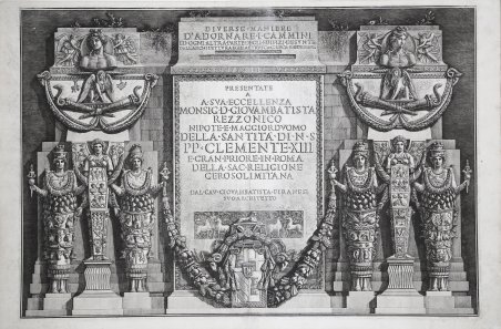 Frontespizio delle Diverse Maniere d’adornare i Cammini