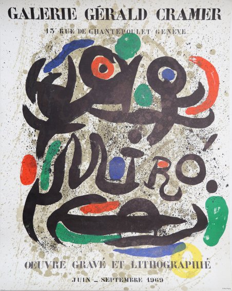 Galerie Gerald Cramer - Mirò Ouvre Gravé et Litographé