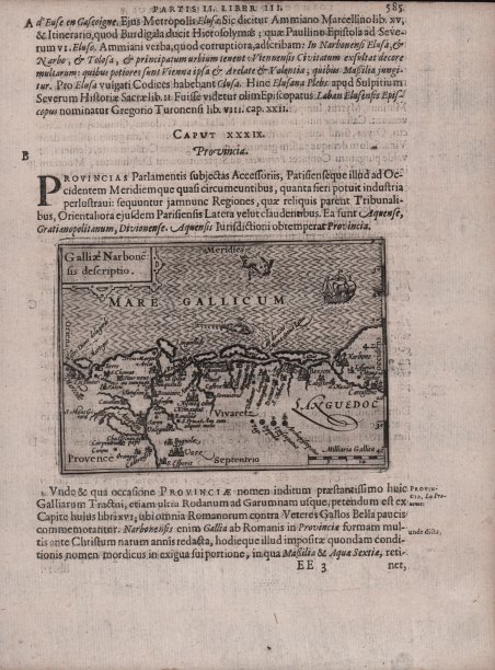 Galliae Narbonesis descriptio