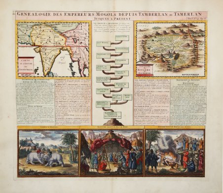 Genealogie des Empereurs Mogols Depuis Tamerlan ou Tamerlan