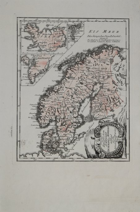 General Karte von den Konigreichen Schweden Daenemark u Norwegen mit …