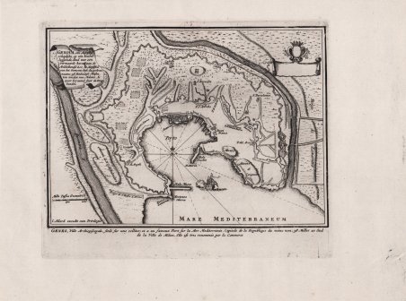 Genes, Ville Archiepyscopal, situeé sur une colline, et a un …