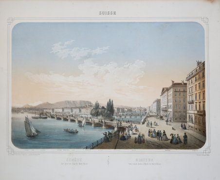 GenÃ¨ve Vue prise du Quai du Mont Blanc - Ginebra … | Immagine Gallery 2