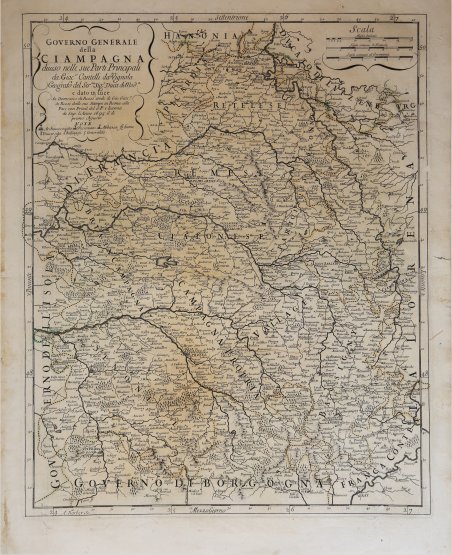 Governo Generale della Ciampagna diviso nelle sue Parti Principali
